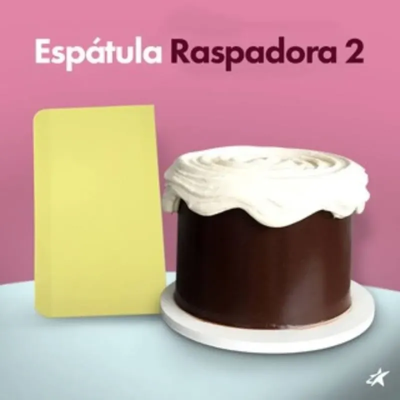 Espátula-Raspadora-2-Amarela-BlueStar-1 Espátula Raspadora 2 Amarela - BlueStar - Imagem 1