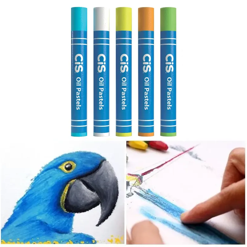 Giz-Pastel-Oleoso-12-Cores-CiS-1 Giz Pastel Oleoso 12 Cores - CiS - Imagem 1