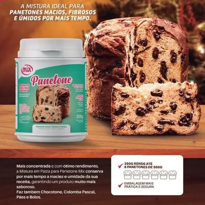 Preparo-Em-Pasta-P-Panetone-250g-Mix-1 Preparo Em Pasta P/Panetone 250g - Mix - Imagem 1