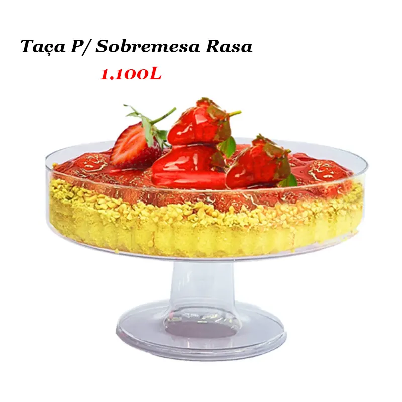 Taça-P-Sobremesa-Rasa-1100L-Cristal-LSCToys Taça Para Sobremesa Redonda 1,1 Litros Cristal - Imagem 1