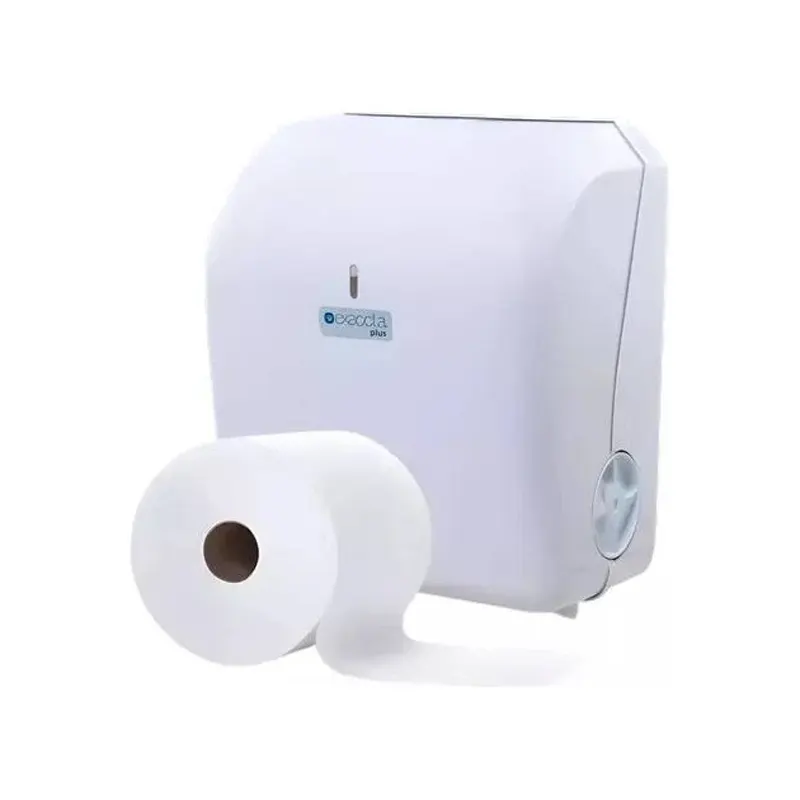 C-6-Rolos-Toalha-De-Papel-Bobina-20cmx200m-100-Celulose-NC-Papéis-2 Papel Toalha C/6 Bobinas 20cm 100% Celulose Virgem Rolo 200m Alavanca Auto Corte - Imagem 1