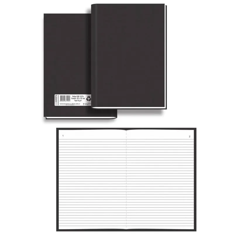 Caderno-Numerado-e-Costurado-50-Folhas-Capa-Dura-Sidgraph-1 Caderno Numerado e Costurado 50 Folhas Capa Dura - Sidgraph - Imagem 1