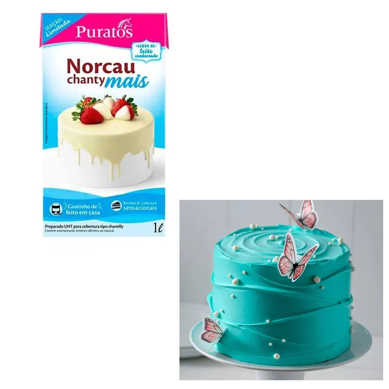 Chantilly-Norcau-Chanty-Mais-Leite-Condensado-1-Litro-Puratos Chantilly Norcau Chanty Mais Leite Condensado 1 Litro - Puratos - Imagem 1