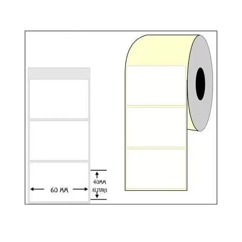Etiqueta-Adesiva-60x40mm-Térmica-Para-Balança-Rolo-C-465-Silfer-1 Etiqueta Adesiva Térmica 60x40mm Rolo C/500 Etiquetas - Imagem 1