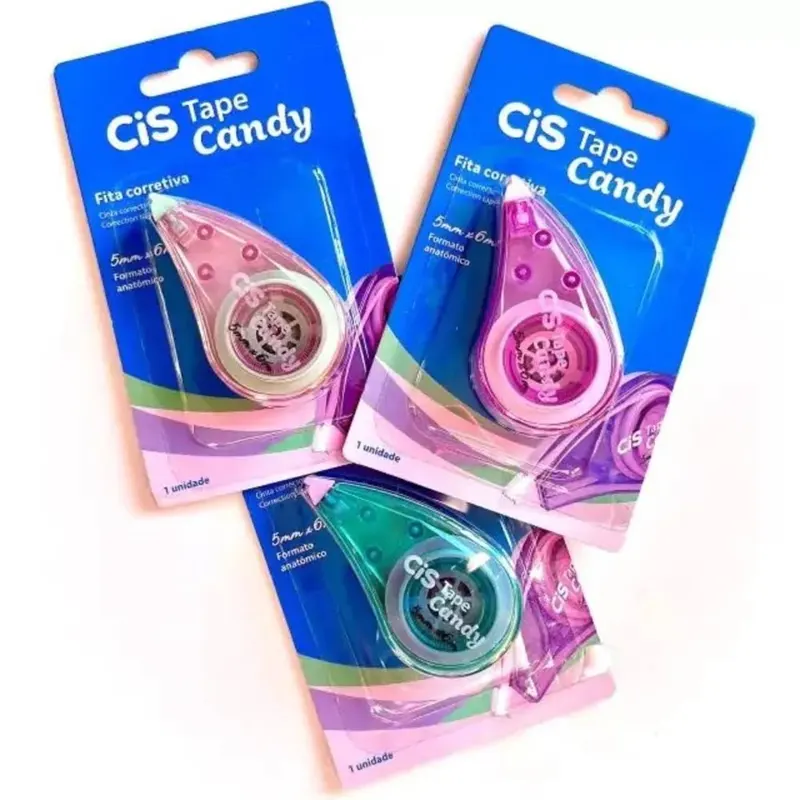 Fita-Corretiva-Tape-Candy-Sortidas-CiS Fita Corretiva Tape Candy Sortidas - CiS - Imagem 1