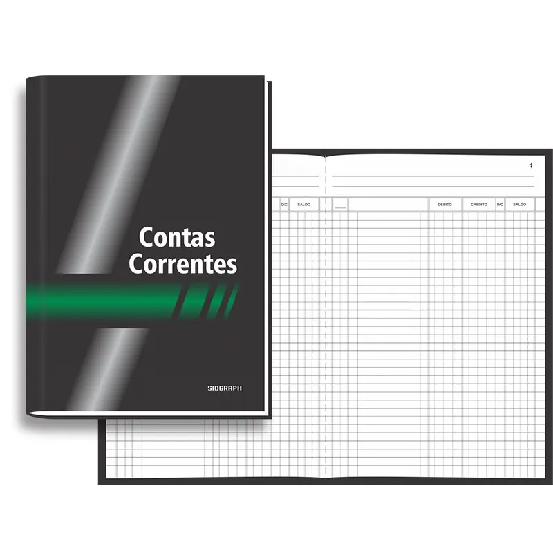 Livro-Contas-Correntes-Grande-215x315cm-100-Folhas-Sidgraph-1 Livro Contas Correntes Grande 21,5x31,5cm 100 Folhas - Sidgraph - Imagem 1
