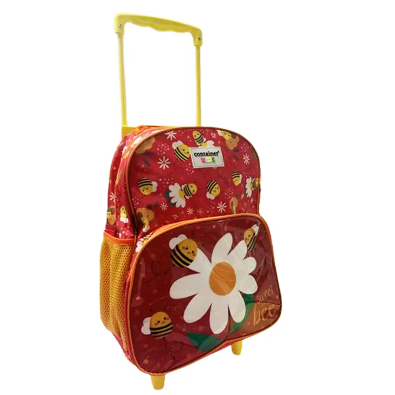Mala-Escolar-C-Rodas-G-Feminina-Abelha-Container-Kids-Dermiwil-1 Mala Escolar C/ Rodas G Feminina Abelha - Container Kids Dermiwil - Imagem 1