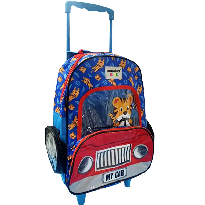 Mala-Escolar-C-Rodas-G-Masculina-Tigre-Container-Kids-Dermiwil-1 Mala Escolar C/Rodas G Masculina Tigre Container Kids - Dermiwil - Imagem 1