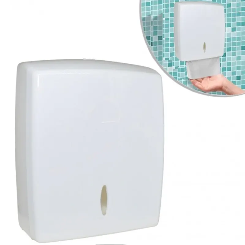 Suporte-P-Papel-Toalha-2-3-Branco-Bellplus Dispenser Suporte Porta Papel Toalha 2/3 Branco - Bellplus - Imagem 1