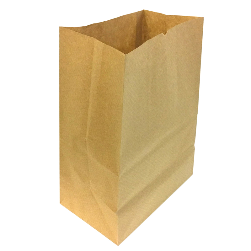 Saco de Papel Fundo Quadrado 80g 23,5 x 15 x 37 cm 15 kg Saco De Papel Delivery 15kg (23,5x15x37cm) Fundo Quadrado 80g/m² - Imagem 1