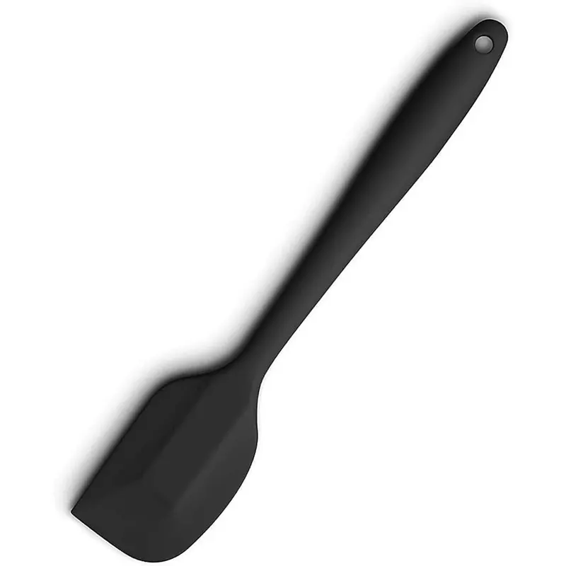 Espátula-Em-Silicone-Curva-21cm-Preta-Prime-Chef Espátula Em Silicone Curva Pequena 21cm Sortida - Prime Chef - Imagem 1