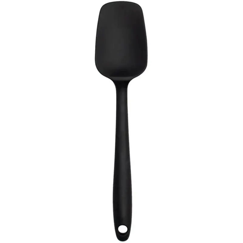Espátula-Em-Silicone-Funda-28cm-Preta-Prime-Chef Espátula Em Silicone Funda Grande 28cm Sortidas - Prime Chef - Imagem 1