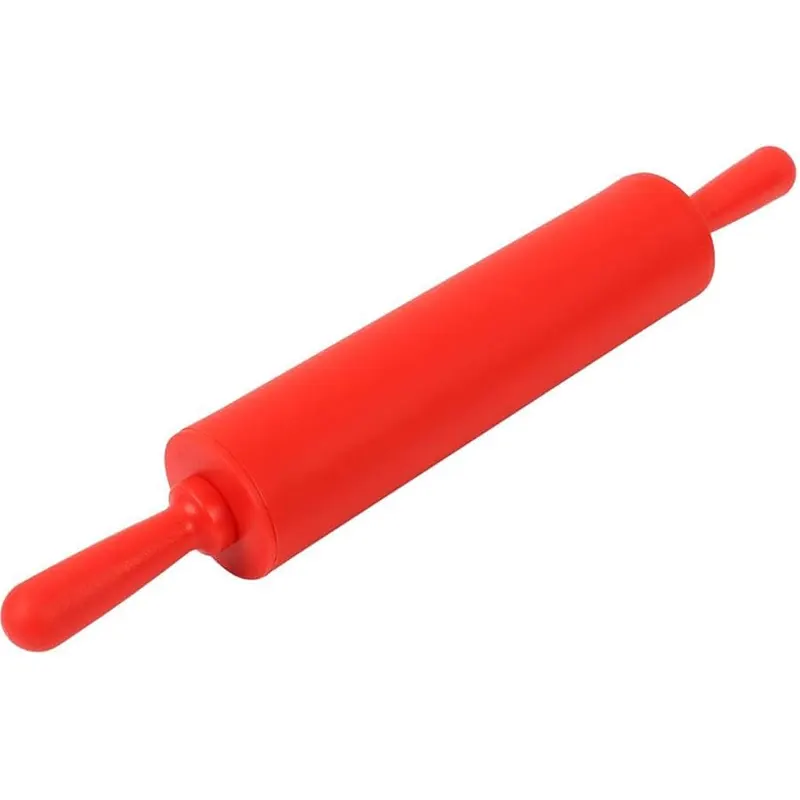 Rolo-de-Massa-em-Silicone-Antiaderente-Vermelho-315cm-Prime-Chef Rolo de Massa em Silicone Antiaderente Vermelho 31,5cm - Prime Chef - Imagem 1