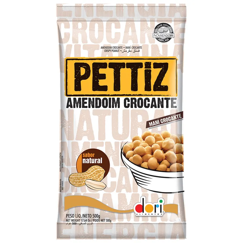 Amendoim-Pettiz-500g-Natural-Crocante-Dori Amendoim Pettiz 500g Natural Crocante - Dori - Imagem 1