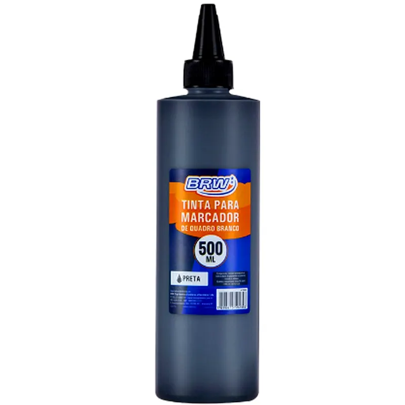 Tinta-Para-Marcador-Quadro-De-Branco-500ml-Frasco-Brw Tinta Para Marcador Quadro De Branco 500ml Frasco - Brw - Imagem 1