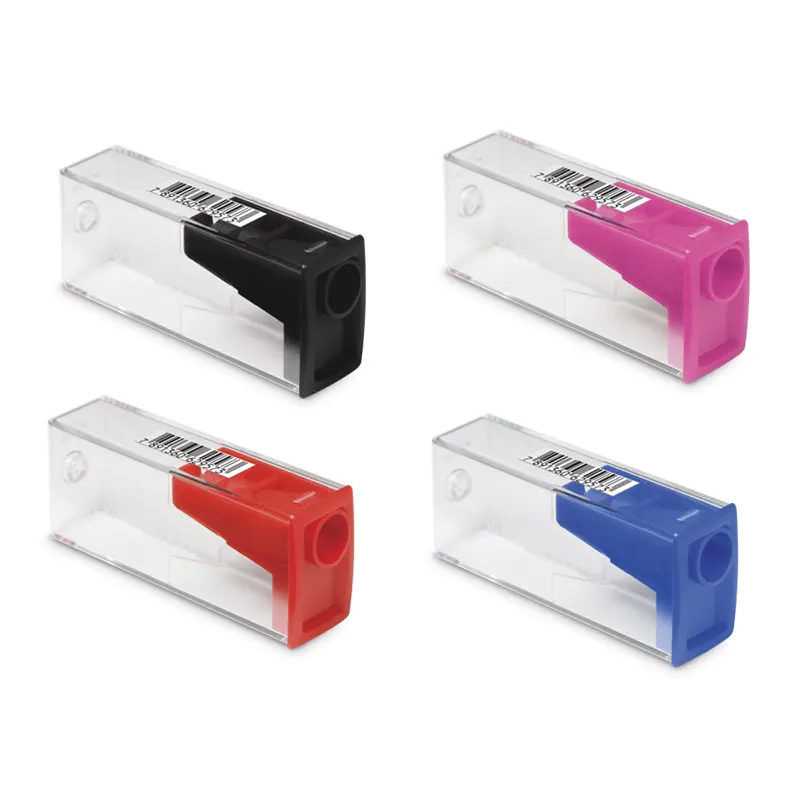 apontador-com-deposito-retangular-cores-sortidas-faber-castell-6912 Apontador Com Depósito Retangular Cores Sortidas - Faber-Castell - Imagem 1
