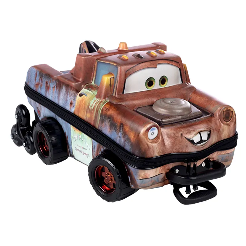 mala-infantil-rodinha-disney-carros-tow-mater-3d-maxtoy Mochila Mala Infantil Rodinha Disney Carros Tow Mater 3D - Maxtoy - Imagem 1