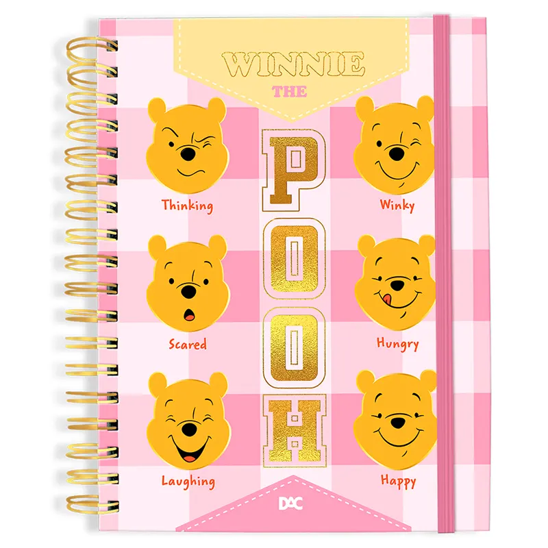 Caderno-Smart-Univ-10-Divisórias-80-Folhas-Pooh-Dac Caderno Smart Univ. 10 Divisórias 80 Folhas Pooh - Dac - Imagem 1