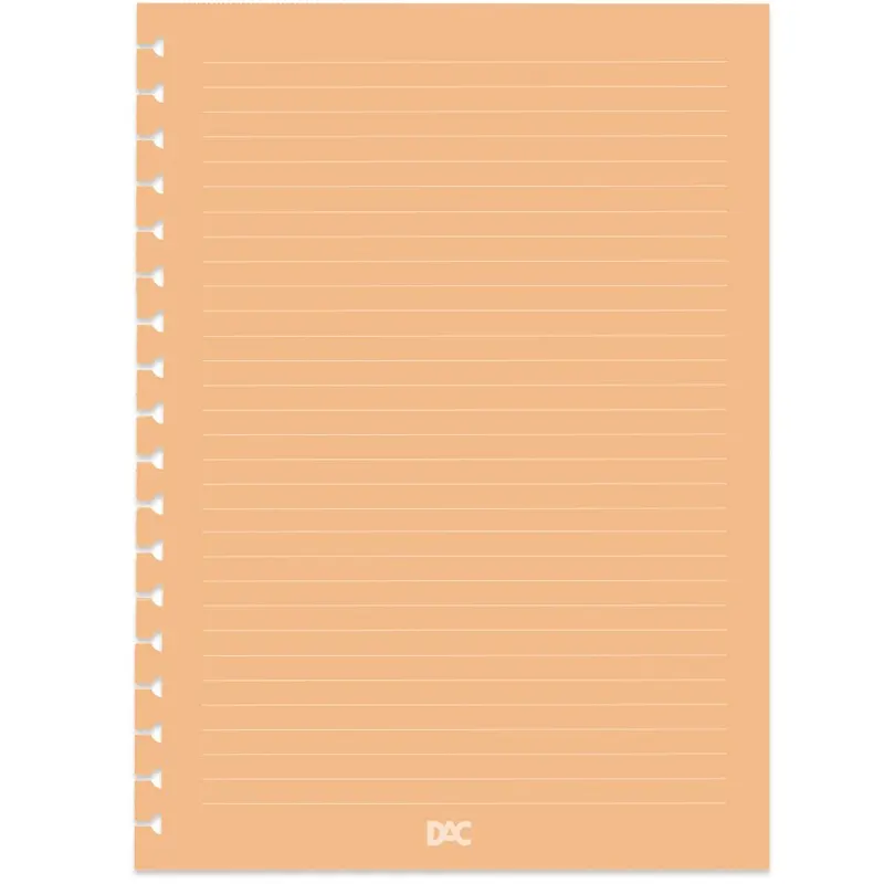 Refil-Caderno-Smart-Universitário-Laranja-48-Folhas-Dac Refil Caderno Smart Universitário Laranja 48 Folhas - Dac - Imagem 1