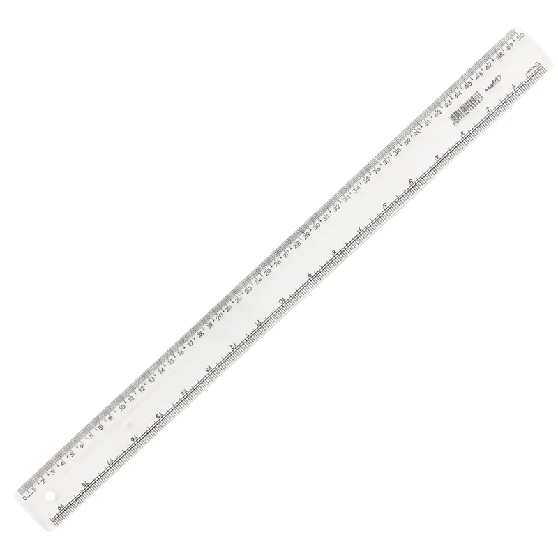 regua-plastica-50cm-super-cristal-maxcril-11386 Régua Plástica 50cm Super Cristal - Maxcril - Imagem 1