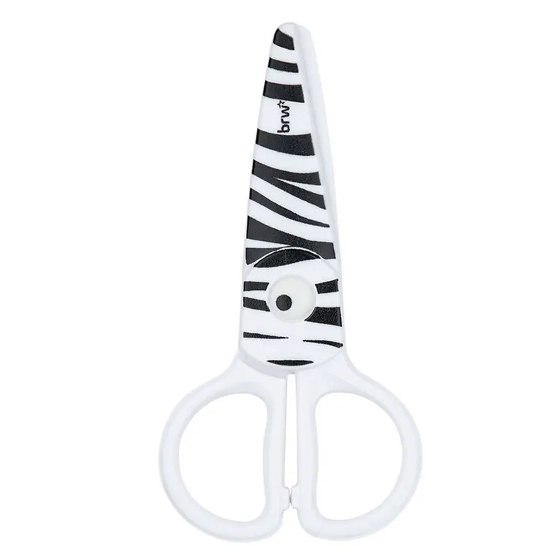tesoura-escolar-plastica-13cm-pet-zoo-sortida-brw-22137 Tesoura Escolar Plástica 13cm Pet Zoo Sortida - Brw - Imagem 1