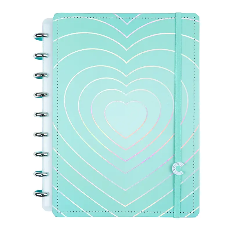 caderno-inteligente-turquoise-love-medio-80-folhas-22306 Caderno Inteligente Turquoise Love Médio 80 Folhas - Imagem 1