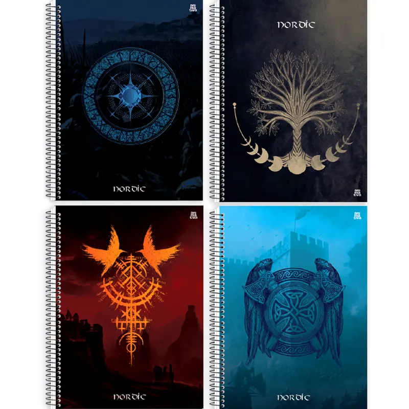 caderno-univ-15-materias-nordic-240-folhas-sao-domingos-22220 Caderno Univ. 15 Matérias Nordic 240 Folhas - São Domingos - Imagem 1