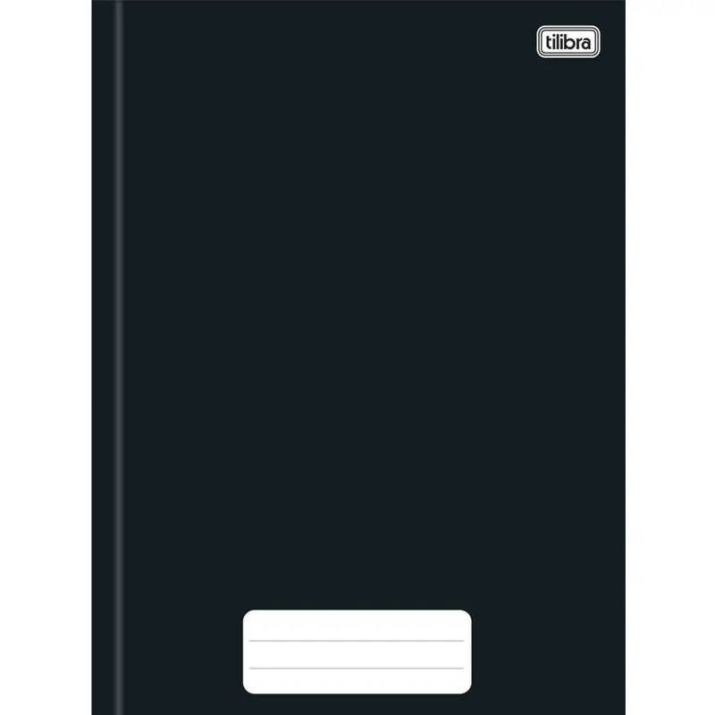 caderno-pequeno-brochura-1-4-pepper-80-folhas-tilibra-preto Caderno Pequeno Brochura 1/4 Pepper 80 Folhas - Tilibra - Imagem 1