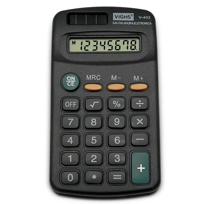 calculadora-eletronica-8-digitos-v-402-vighs Calculadora Eletrônica 8 Dígitos V-402 - Vighs - Imagem 1