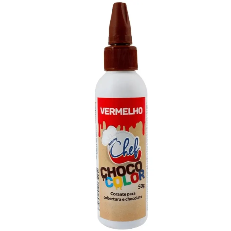 corante-para-chocolate-choco-color-50g-iceberg-vermelho Corante Para Chocolate Choco Color 50g - Iceberg - Imagem 1
