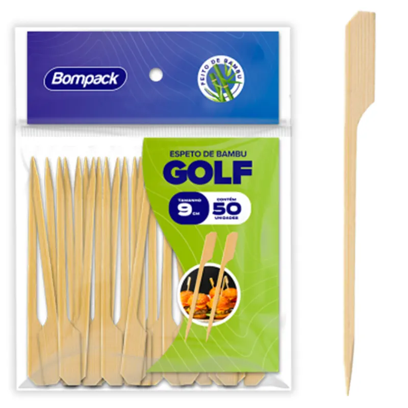 espeto-golf-9cm-de-bambu-c-50-unidades-bompack Espeto Golf 9cm De Bambu C/50 Unidades - Bompack - Imagem 1