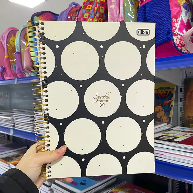 Caderno-Univ-10-Matérias-West-Village-160-Folhas-Tilibra-2 Caderno Univ. 10 Matérias West Village 160 Folhas - Tilibra - Imagem 1