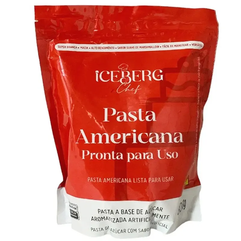 pasta-americana-800g-pronta-branca-iceberg Pasta Americana 800g Pronta Branca - Iceberg - Imagem 1